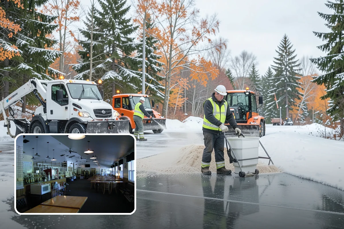 Fitness Center Deicing in Black Diamond, King County, WA - Keeps early-morning and evening members safe on arrival