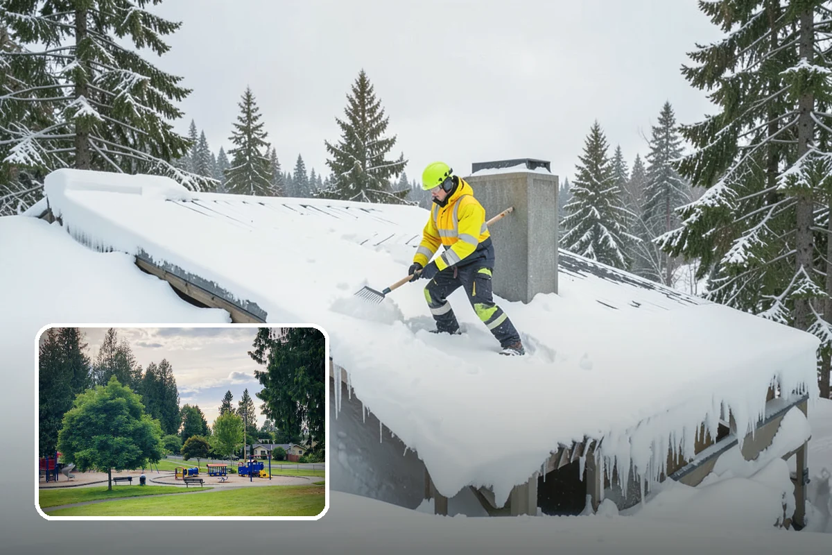 Fitness Center Deicing in Bonney Lake, Pierce County, WA - Keeps early-morning and evening members safe on arrival