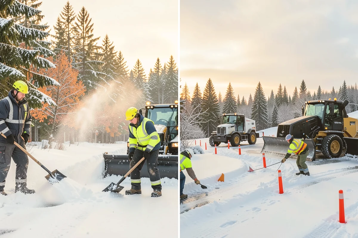 Fitness Center Deicing in Brier, Snohomish County, WA - Map the entrance approach and parking walkways