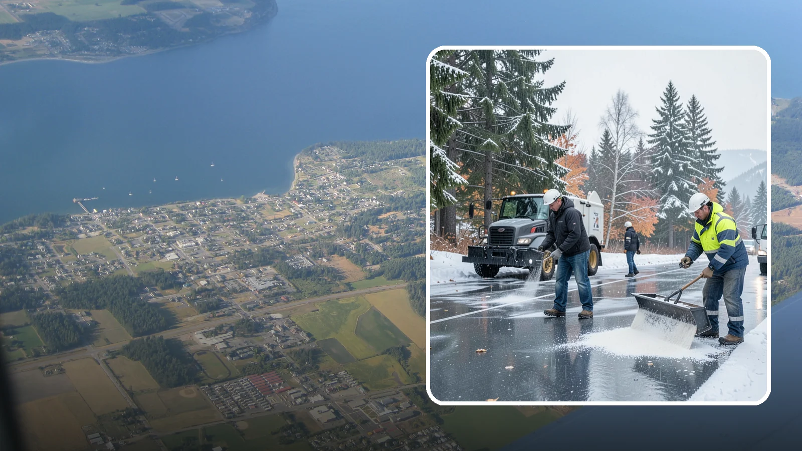 Fitness Center Deicing in Coupeville, Island County, WA - Deicing for fitness centers and gyms, keeping entrances and parking paths safe for early-morning members arriving before dawn in...