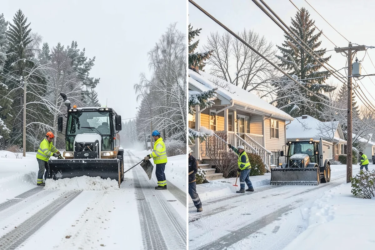 Fitness Center Deicing in Darrington, Snohomish County, WA - Map the entrance approach and parking walkways