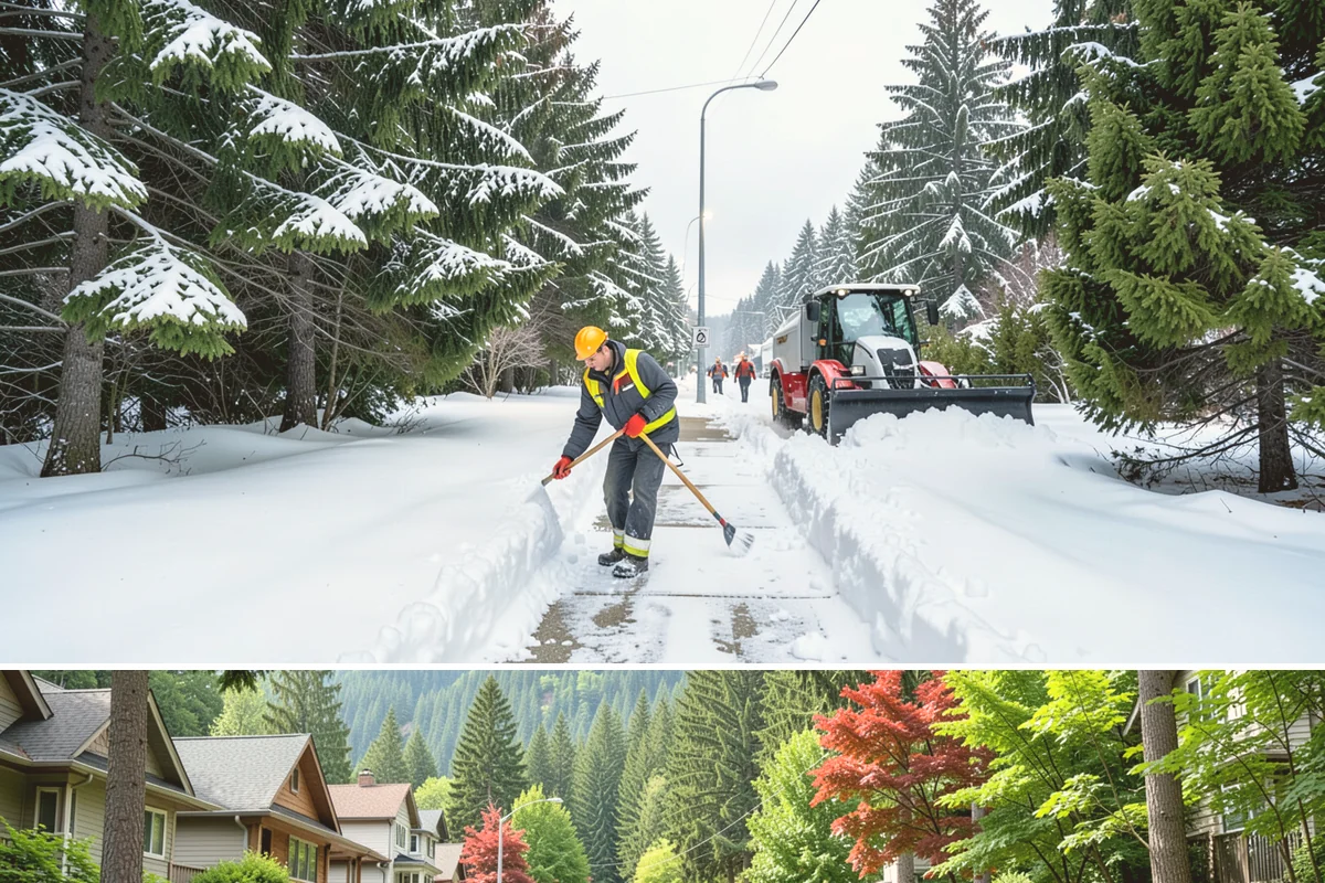 Fitness Center Deicing in Darrington, Snohomish County, WA - Deicing runs the winter season, with pre-dawn readiness during freezing-rain events that catch early members off guard.