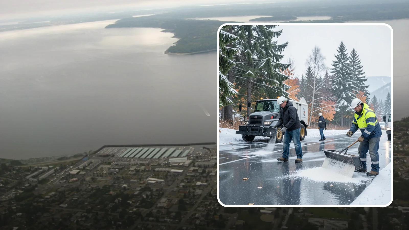 Fitness Center Deicing in Des Moines, King County, WA - Deicing for fitness centers and gyms, keeping entrances and parking paths safe for early-morning members arriving before dawn in...