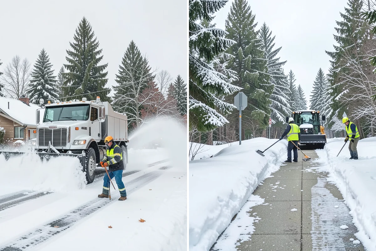 Fitness Center Deicing in Des Moines, King County, WA - Map the entrance approach and parking walkways