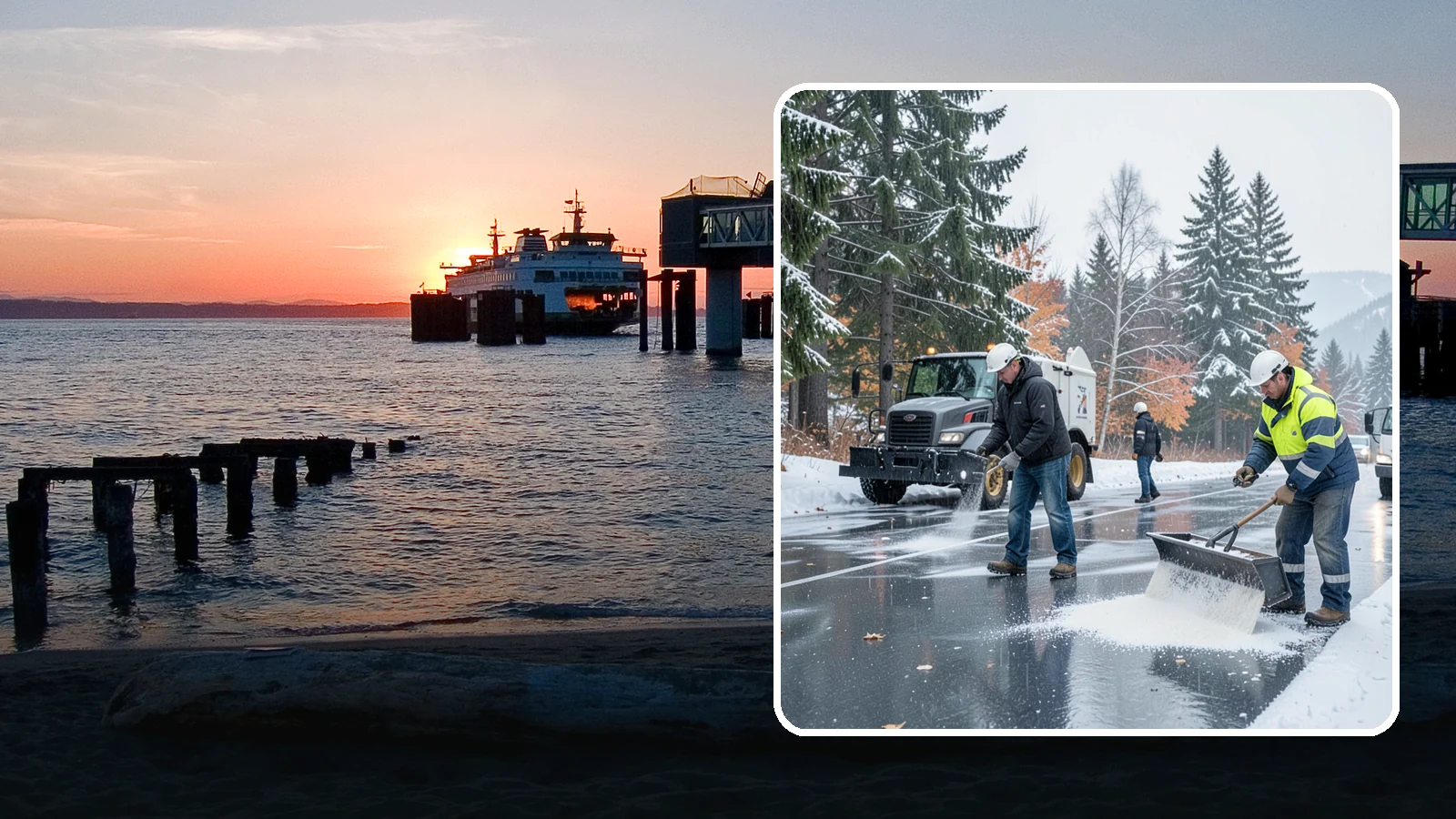 Fitness Center Deicing in Edmonds, Snohomish County, WA - Deicing for fitness centers and gyms, keeping entrances and parking paths safe for early-morning members arriving before dawn in...