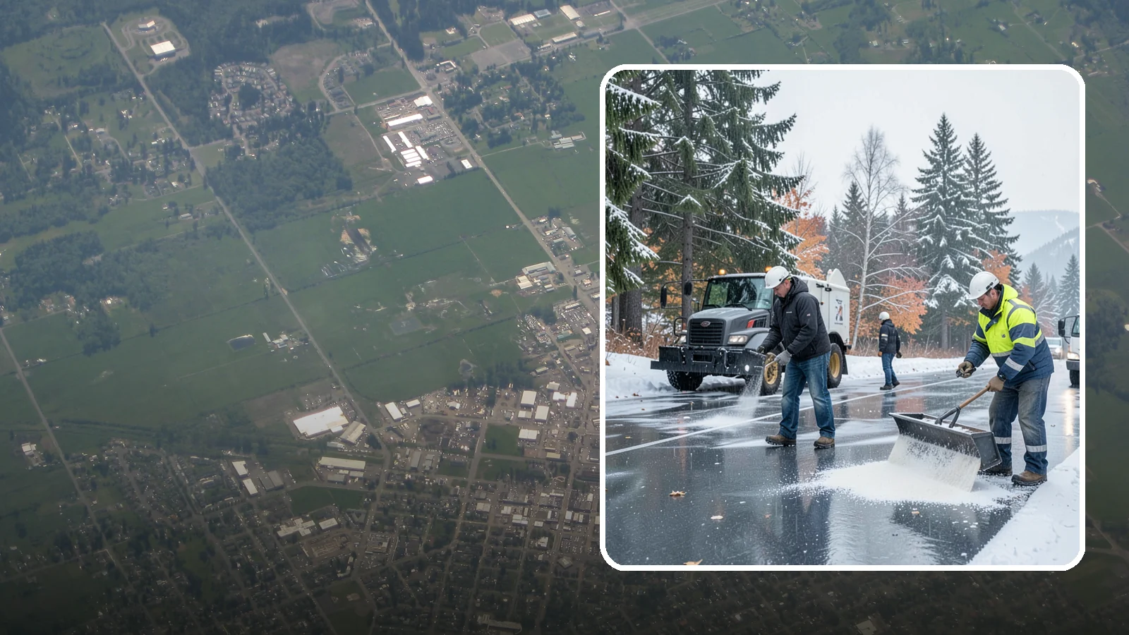 Fitness Center Deicing in Enumclaw, King County, WA - Deicing for fitness centers and gyms, keeping entrances and parking paths safe for early-morning members arriving before dawn in...