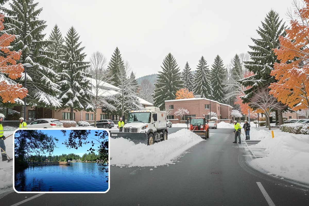 Fitness Center Deicing in Federal Way, King County, WA - Keeps early-morning and evening members safe on arrival