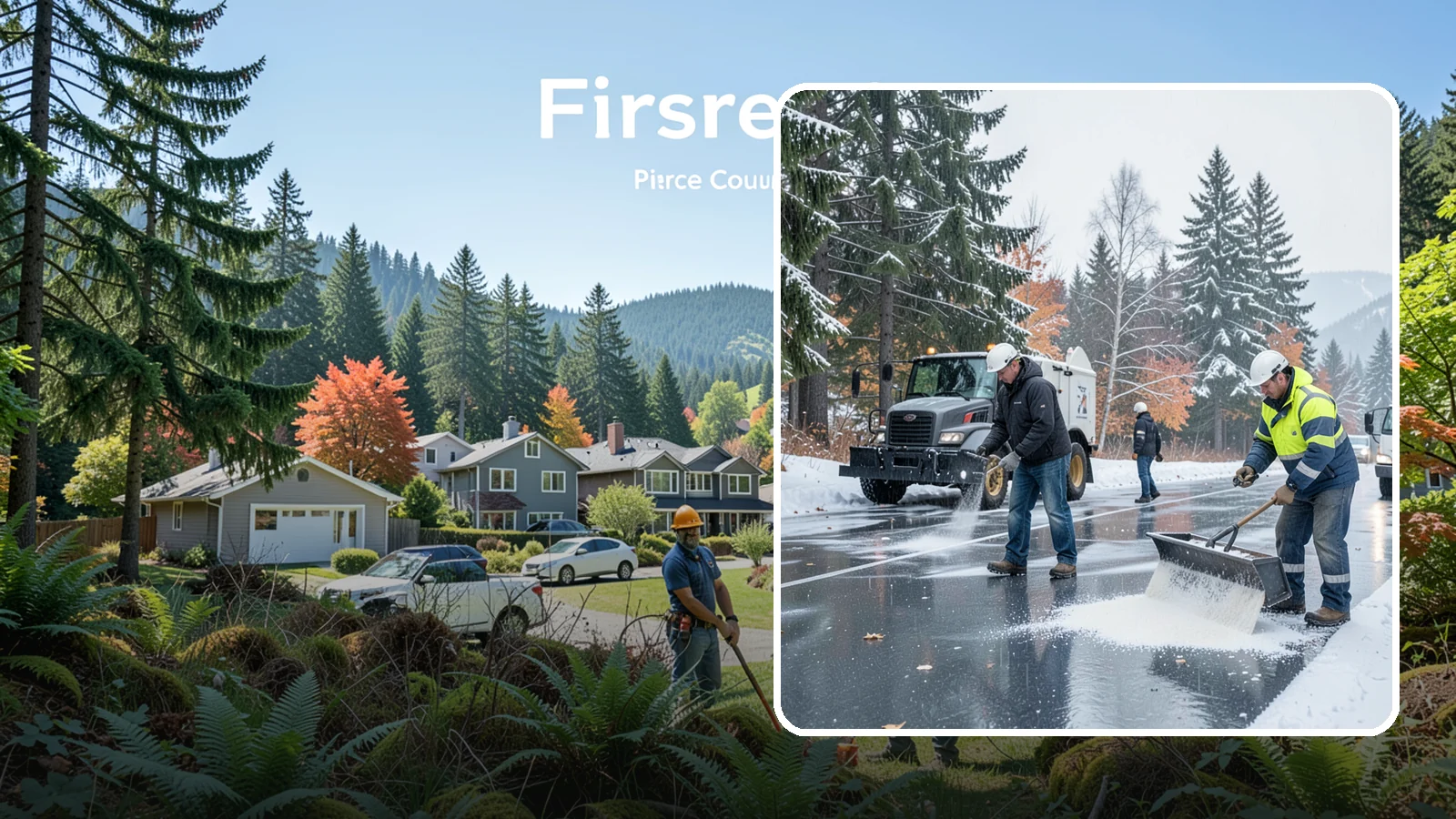 Fitness Center Deicing in Fircrest, Pierce County, WA - Deicing for fitness centers and gyms, keeping entrances and parking paths safe for early-morning members arriving before dawn in...