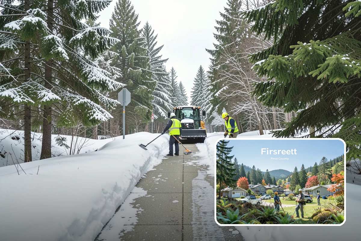 Fitness Center Deicing in Fircrest, Pierce County, WA - Keeps early-morning and evening members safe on arrival