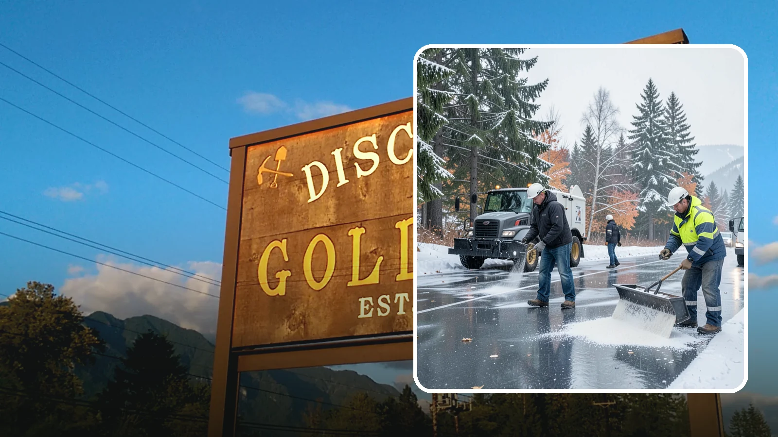 Fitness Center Deicing in Gold Bar, Snohomish County, WA - Deicing for fitness centers and gyms, keeping entrances and parking paths safe for early-morning members arriving before dawn in...