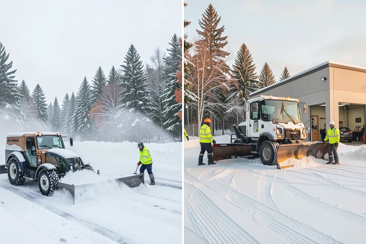 Fitness Center Deicing in Gold Bar, Snohomish County, WA - Map the entrance approach and parking walkways