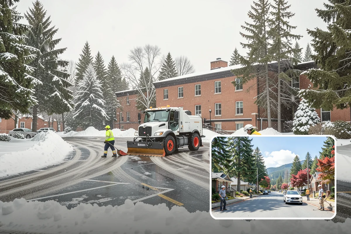 Fitness Center Deicing in Hunts Point, King County, WA - Keeps early-morning and evening members safe on arrival