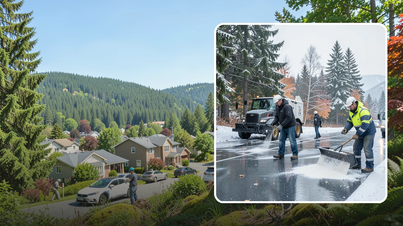 Fitness Center Deicing in Index, Snohomish County, WA - Deicing for fitness centers and gyms, keeping entrances and parking paths safe for early-morning members arriving before dawn in...