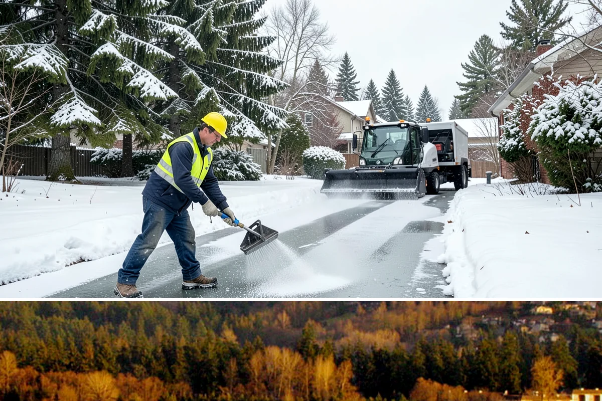 Fitness Center Deicing in Kenmore, King County, WA - Deicing runs the winter season, with pre-dawn readiness during freezing-rain events that catch early members off guard.
