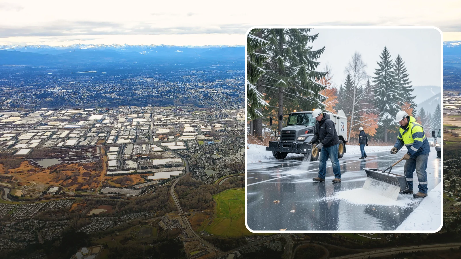 Fitness Center Deicing in Kent, King County, WA - Deicing for fitness centers and gyms, keeping entrances and parking paths safe for early-morning members arriving before dawn in...