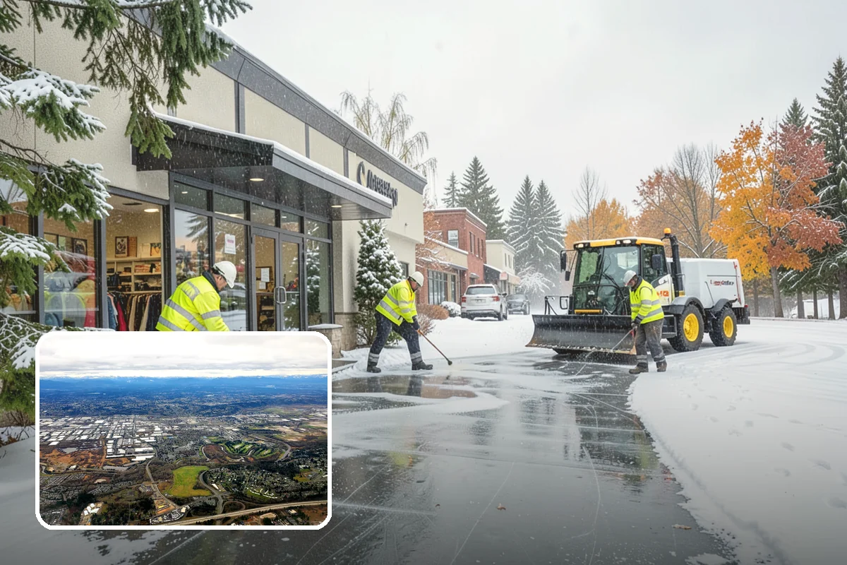 Fitness Center Deicing in Kent, King County, WA - Keeps early-morning and evening members safe on arrival