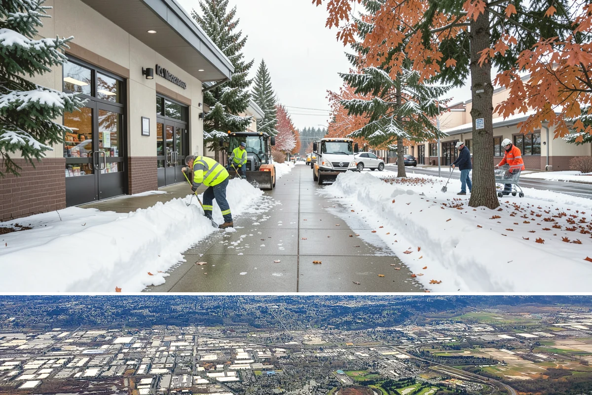 Fitness Center Deicing in Kent, King County, WA - Deicing runs the winter season, with pre-dawn readiness during freezing-rain events that catch early members off guard.