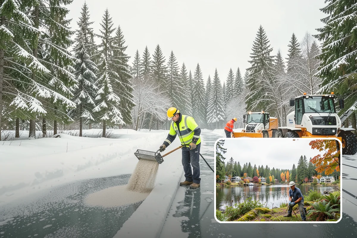 Fitness Center Deicing in La Conner, Skagit County, WA - Keeps early-morning and evening members safe on arrival