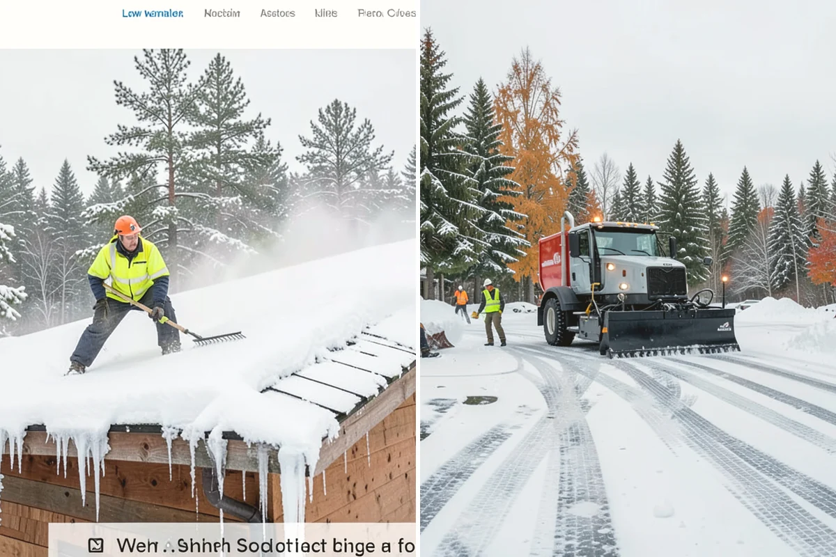 Fitness Center Deicing in La Conner, Skagit County, WA - Map the entrance approach and parking walkways
