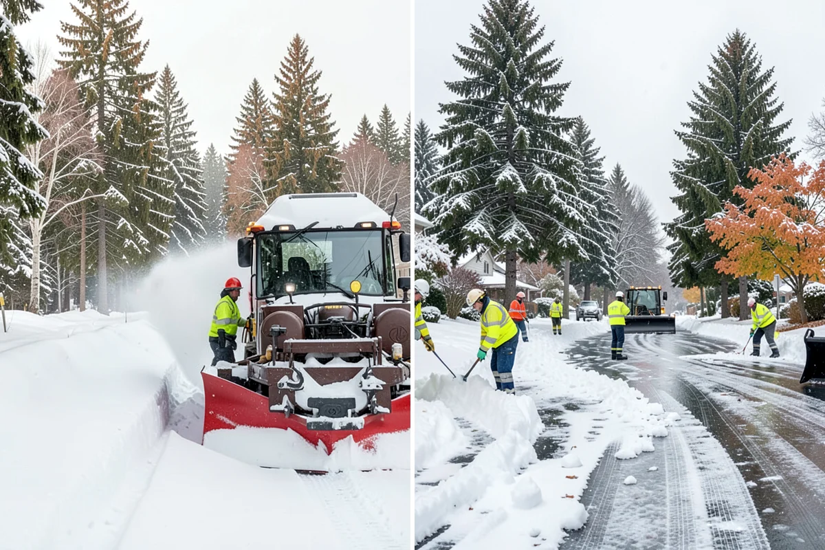 Fitness Center Deicing in Lake Forest Park, King County, WA - Map the entrance approach and parking walkways