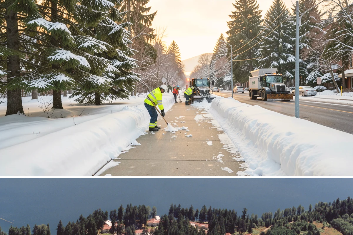 Fitness Center Deicing in Lakewood, Pierce County, WA - Deicing runs the winter season, with pre-dawn readiness during freezing-rain events that catch early members off guard.