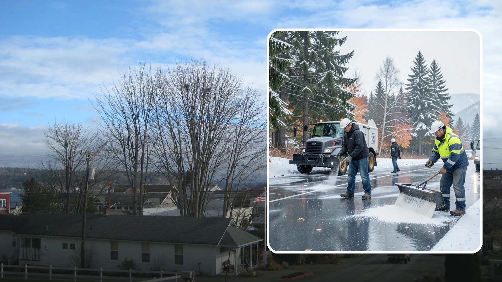 Fitness Center Deicing in Langley, Island County, WA - Deicing for fitness centers and gyms, keeping entrances and parking paths safe for early-morning members arriving before dawn in...