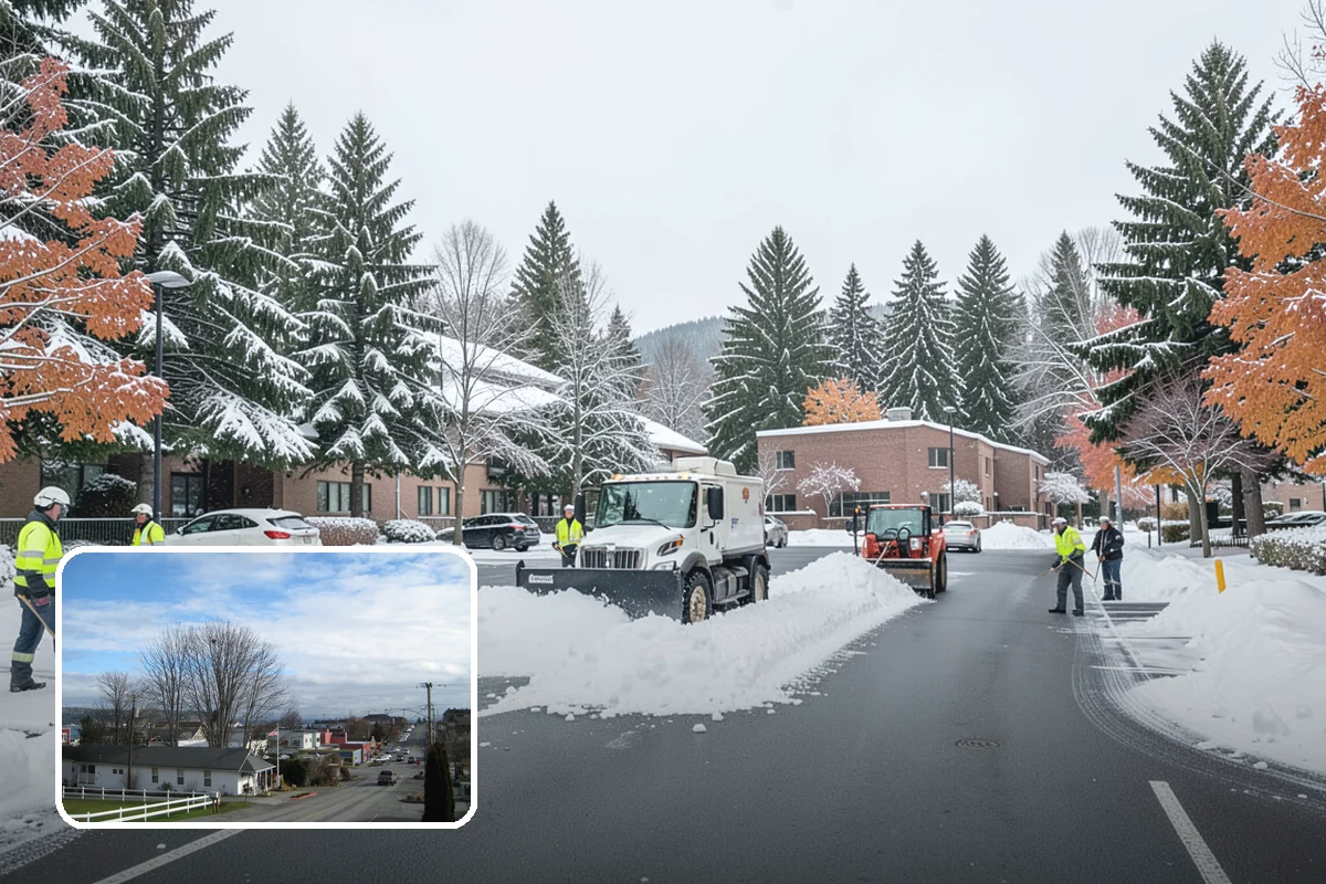 Fitness Center Deicing in Langley, Island County, WA - Keeps early-morning and evening members safe on arrival