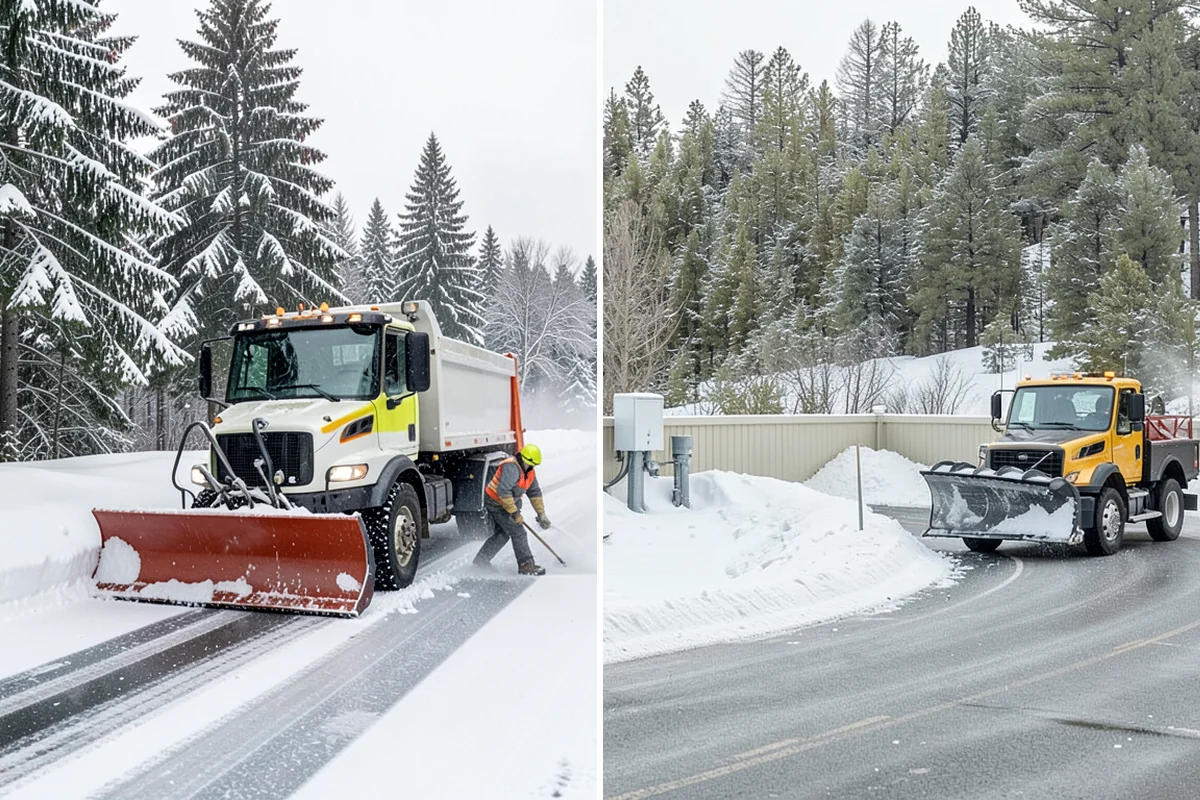 Fitness Center Deicing in Lyman, Skagit County, WA - Map the entrance approach and parking walkways