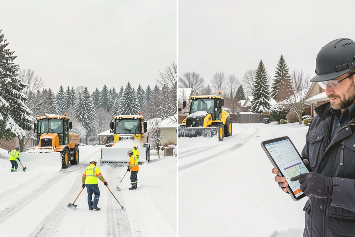 Fitness Center Deicing in Lynnwood, Snohomish County, WA - Map the entrance approach and parking walkways