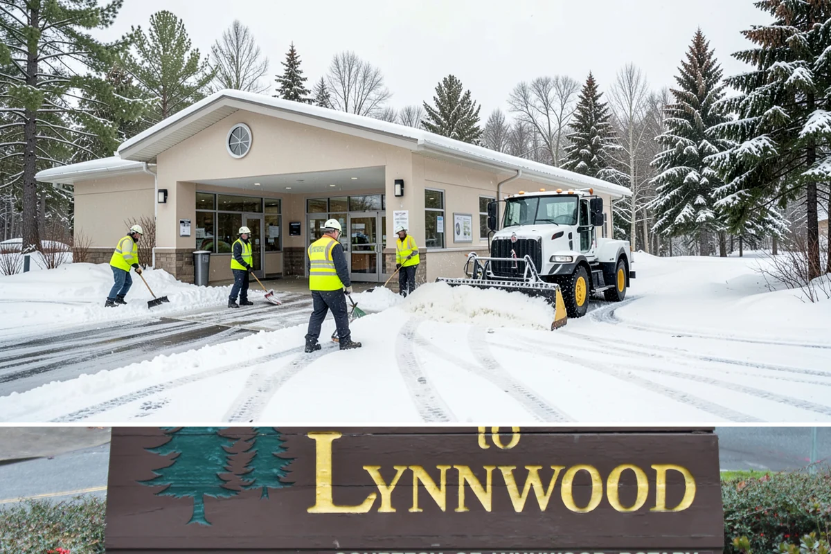 Fitness Center Deicing in Lynnwood, Snohomish County, WA - Deicing runs the winter season, with pre-dawn readiness during freezing-rain events that catch early members off guard.