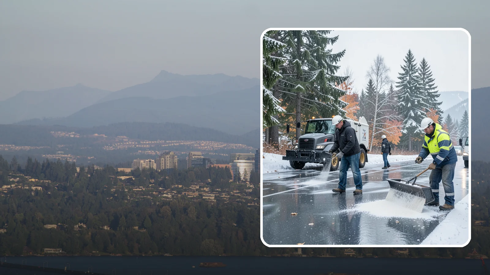 Fitness Center Deicing in Medina, King County, WA - Deicing for fitness centers and gyms, keeping entrances and parking paths safe for early-morning members arriving before dawn in...