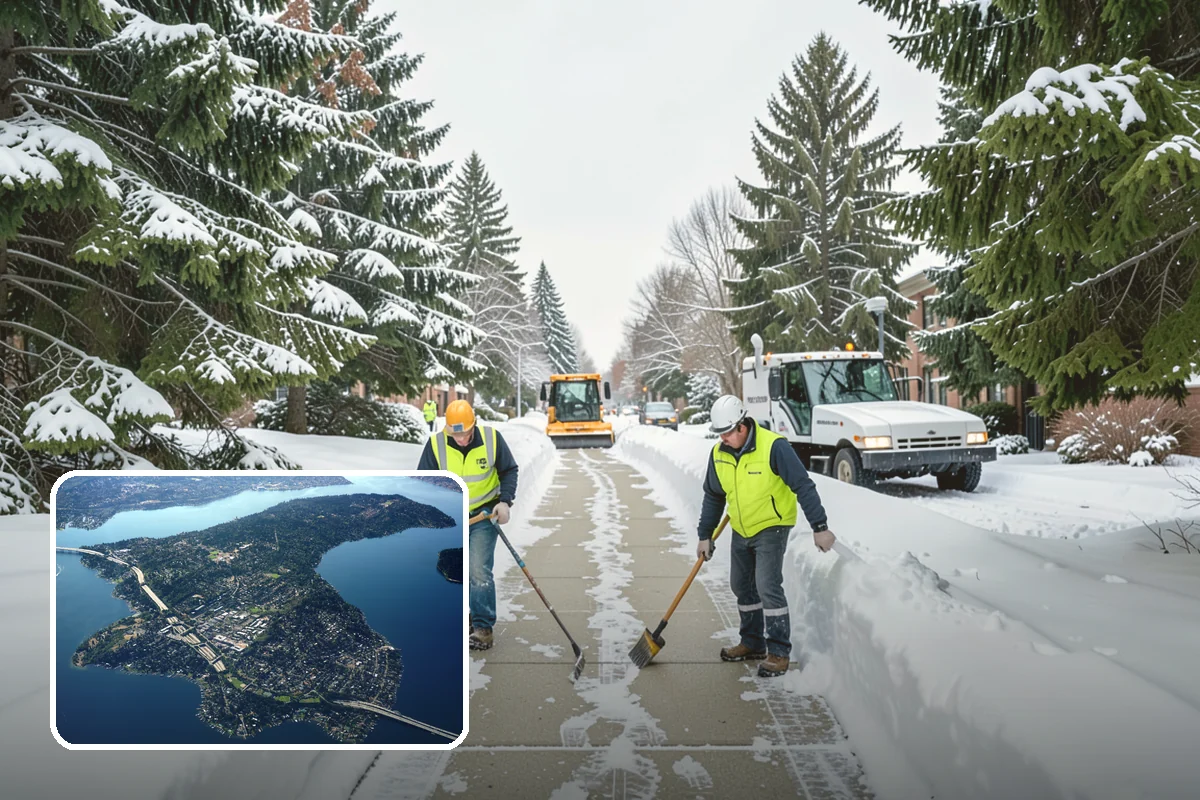 Fitness Center Deicing in Mercer Island, King County, WA - Keeps early-morning and evening members safe on arrival