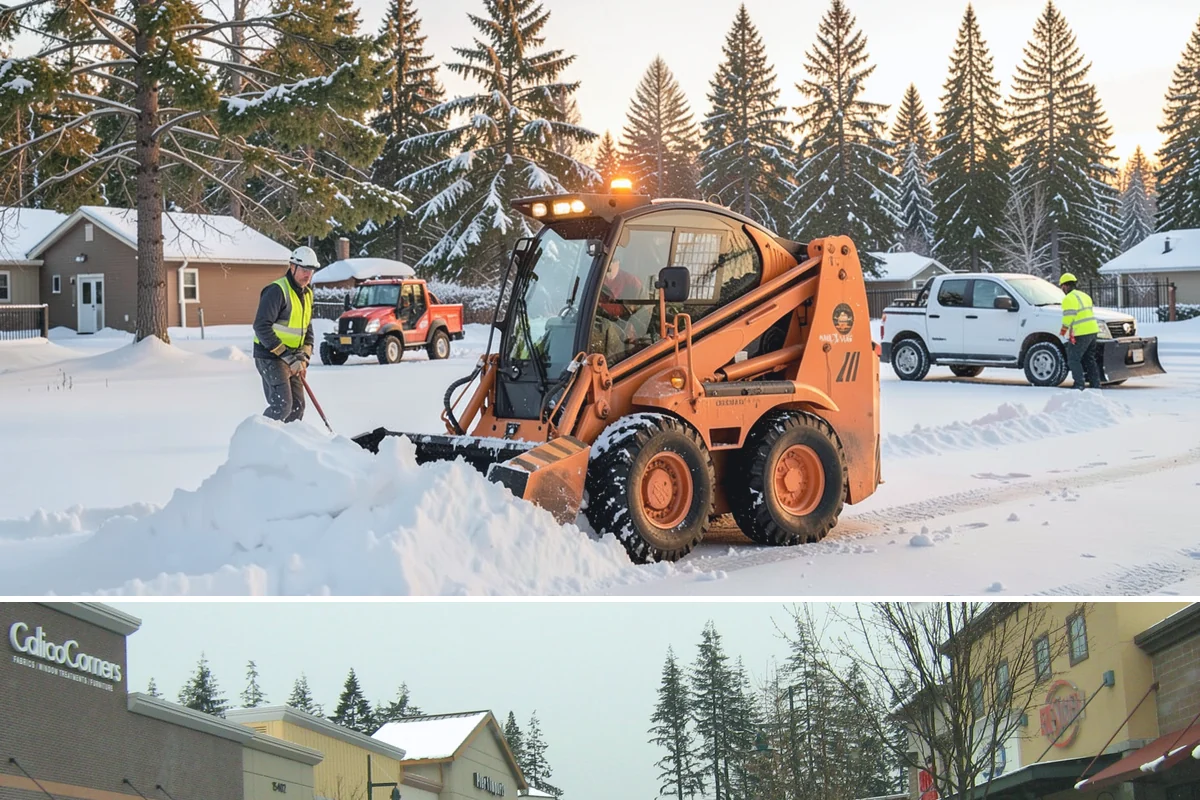 Fitness Center Deicing in Mill Creek, Snohomish County, WA - Deicing runs the winter season, with pre-dawn readiness during freezing-rain events that catch early members off guard.