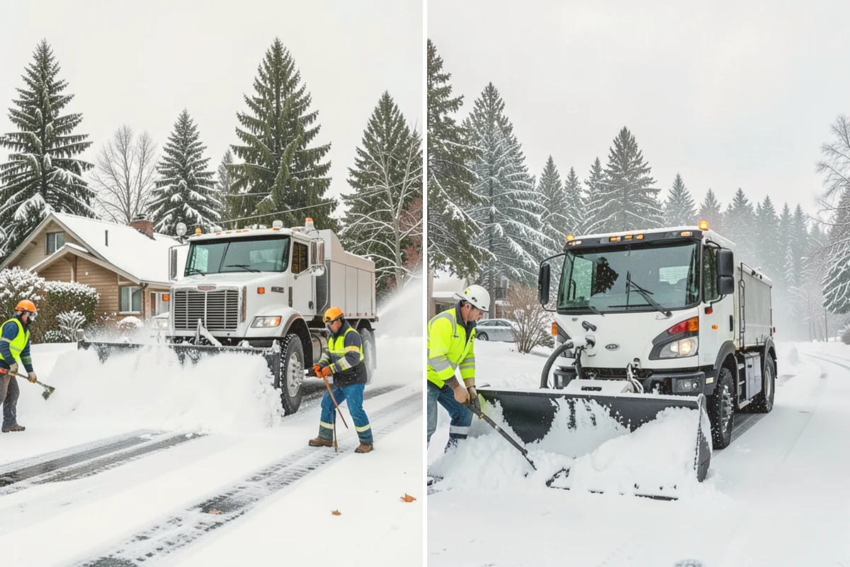 Fitness Center Deicing in Milton, King County, WA - Map the entrance approach and parking walkways