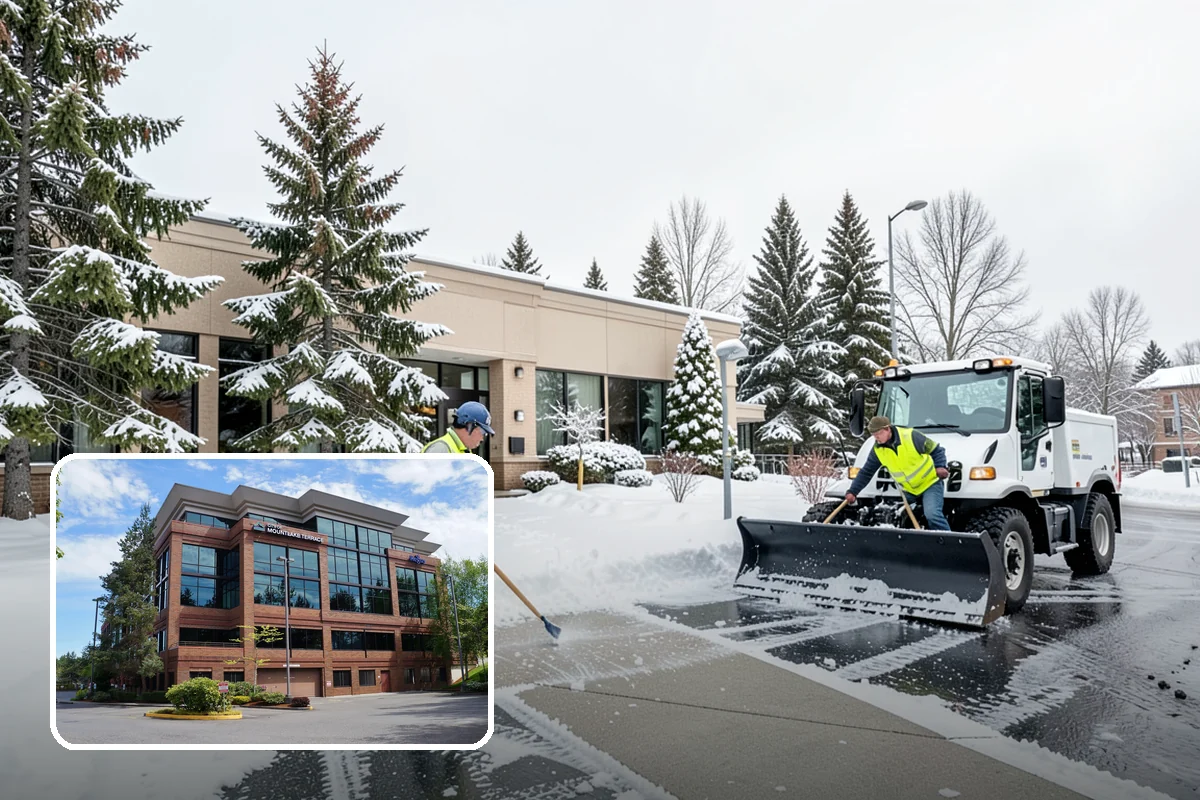 Fitness Center Deicing in Mountlake Terrace, Snohomish County, WA - Keeps early-morning and evening members safe on arrival