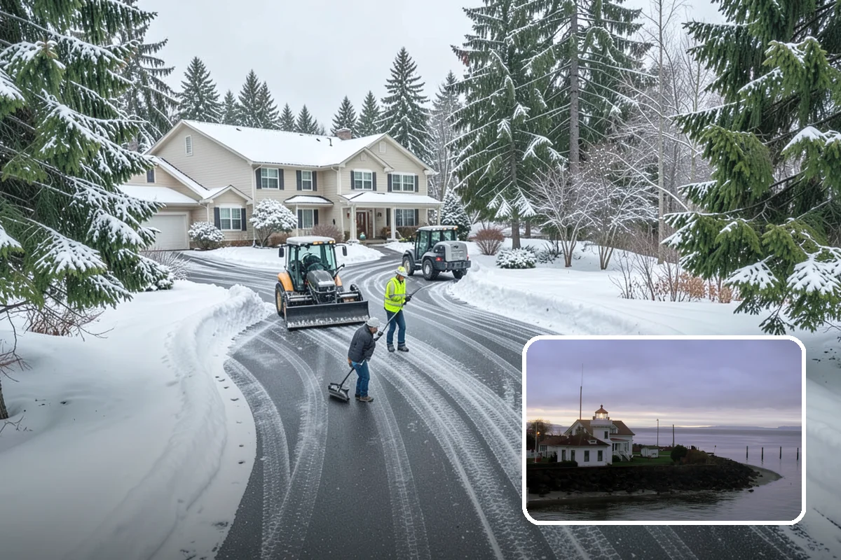 Fitness Center Deicing in Mukilteo, Snohomish County, WA - Keeps early-morning and evening members safe on arrival