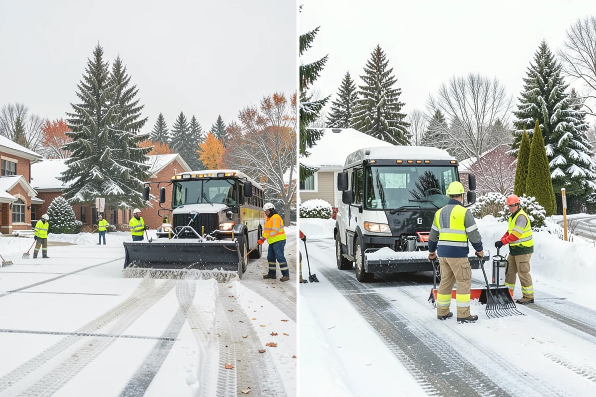 Fitness Center Deicing in Mukilteo, Snohomish County, WA - Map the entrance approach and parking walkways