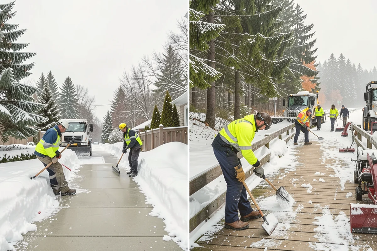Fitness Center Deicing in Newcastle, King County, WA - Map the entrance approach and parking walkways