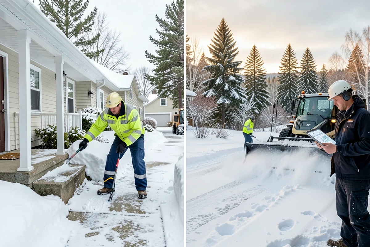 Fitness Center Deicing in Normandy Park, King County, WA - Map the entrance approach and parking walkways
