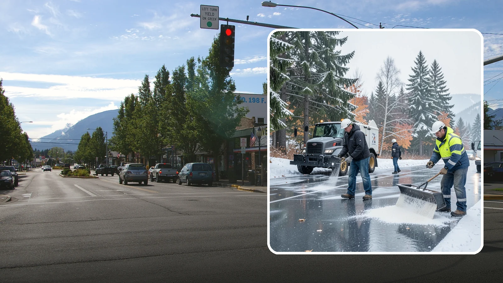 Fitness Center Deicing in North Bend, King County, WA - Deicing for fitness centers and gyms, keeping entrances and parking paths safe for early-morning members arriving before dawn in...