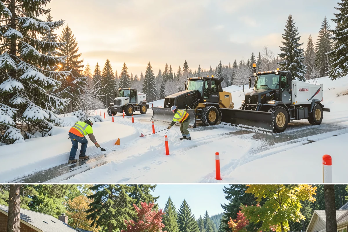 Fitness Center Deicing in Orting, Pierce County, WA - Deicing runs the winter season, with pre-dawn readiness during freezing-rain events that catch early members off guard.