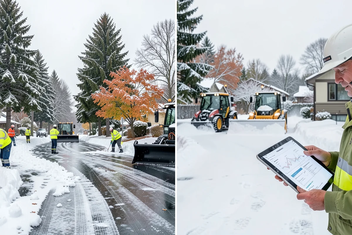 Fitness Center Deicing in Pacific, King County, WA - Map the entrance approach and parking walkways