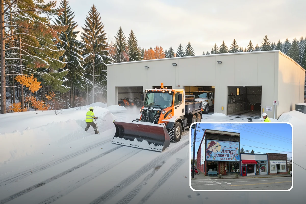 Fitness Center Deicing in Ruston, Pierce County, WA - Keeps early-morning and evening members safe on arrival