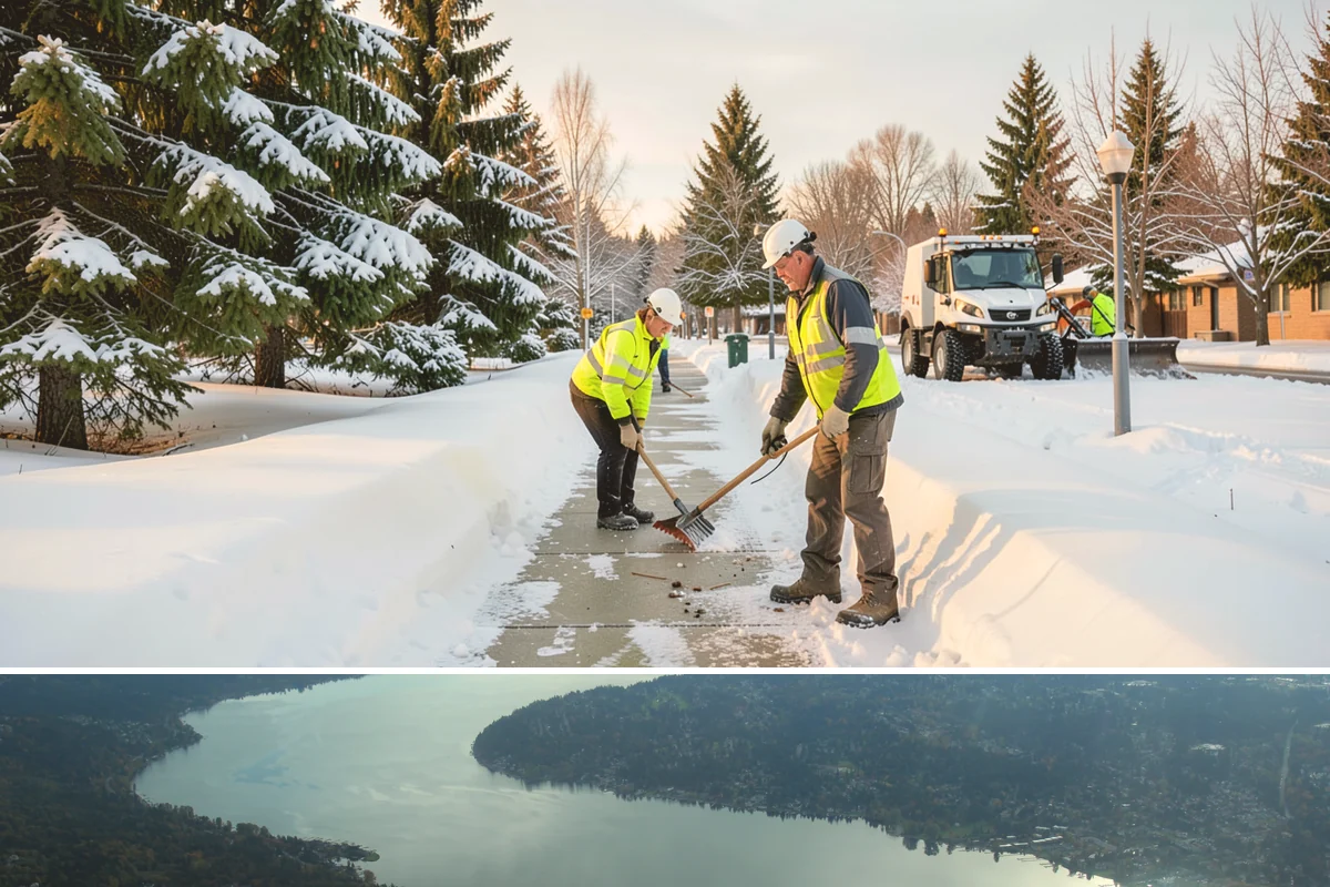 Fitness Center Deicing in Sammamish, King County, WA - Deicing runs the winter season, with pre-dawn readiness during freezing-rain events that catch early members off guard.