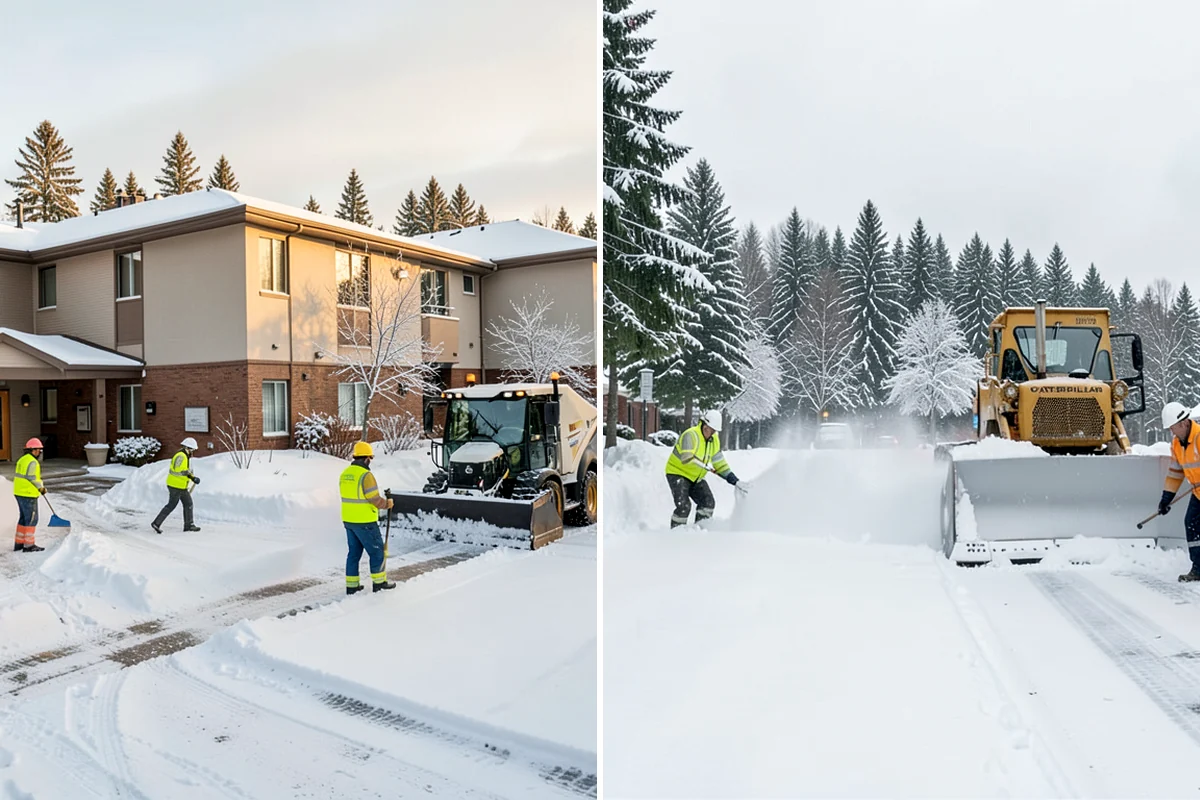 Fitness Center Deicing in SeaTac, King County, WA - Map the entrance approach and parking walkways