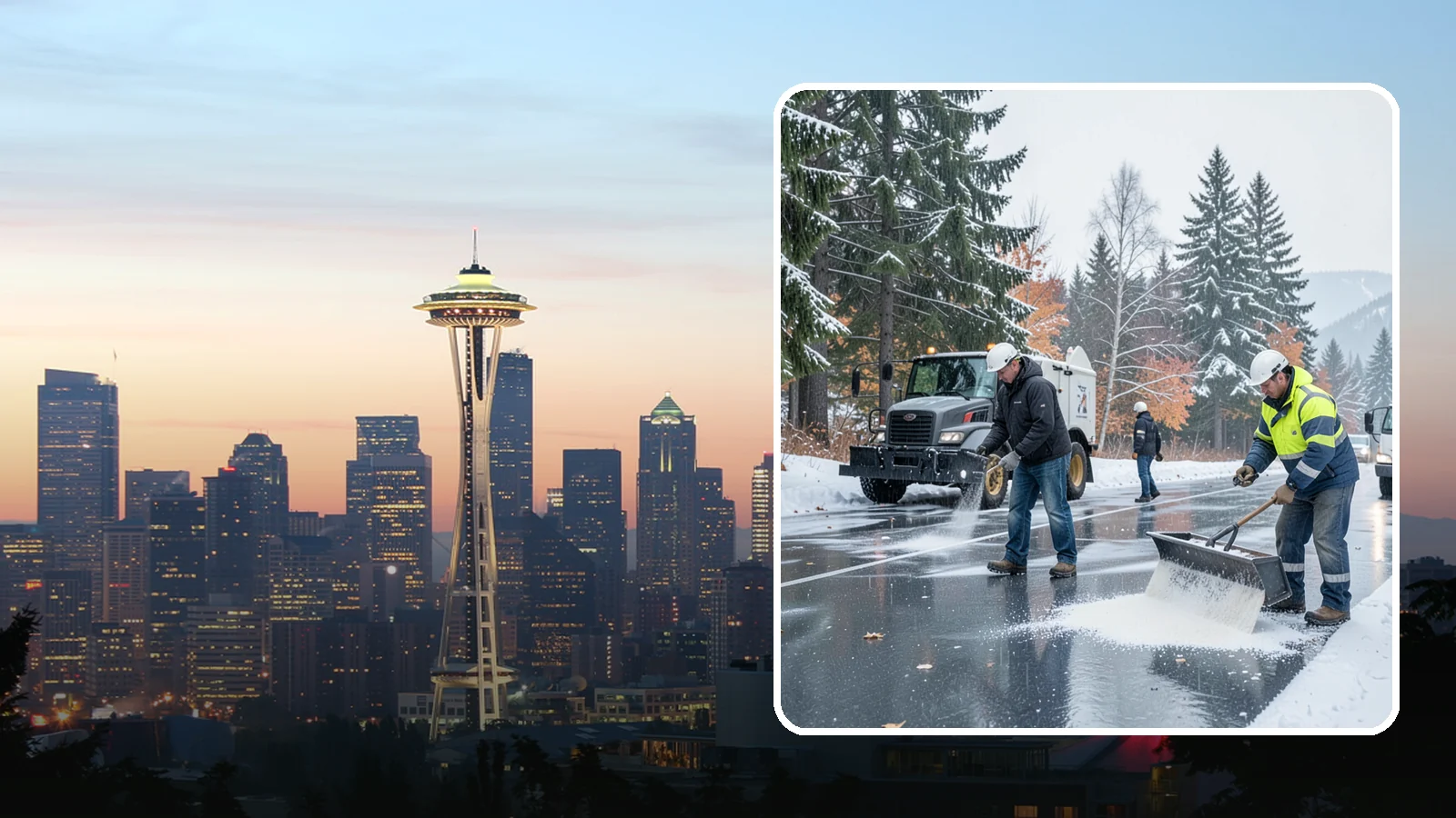 Fitness Center Deicing in Seattle, King County, WA - Deicing for fitness centers and gyms, keeping entrances and parking paths safe for early-morning members arriving before dawn in...