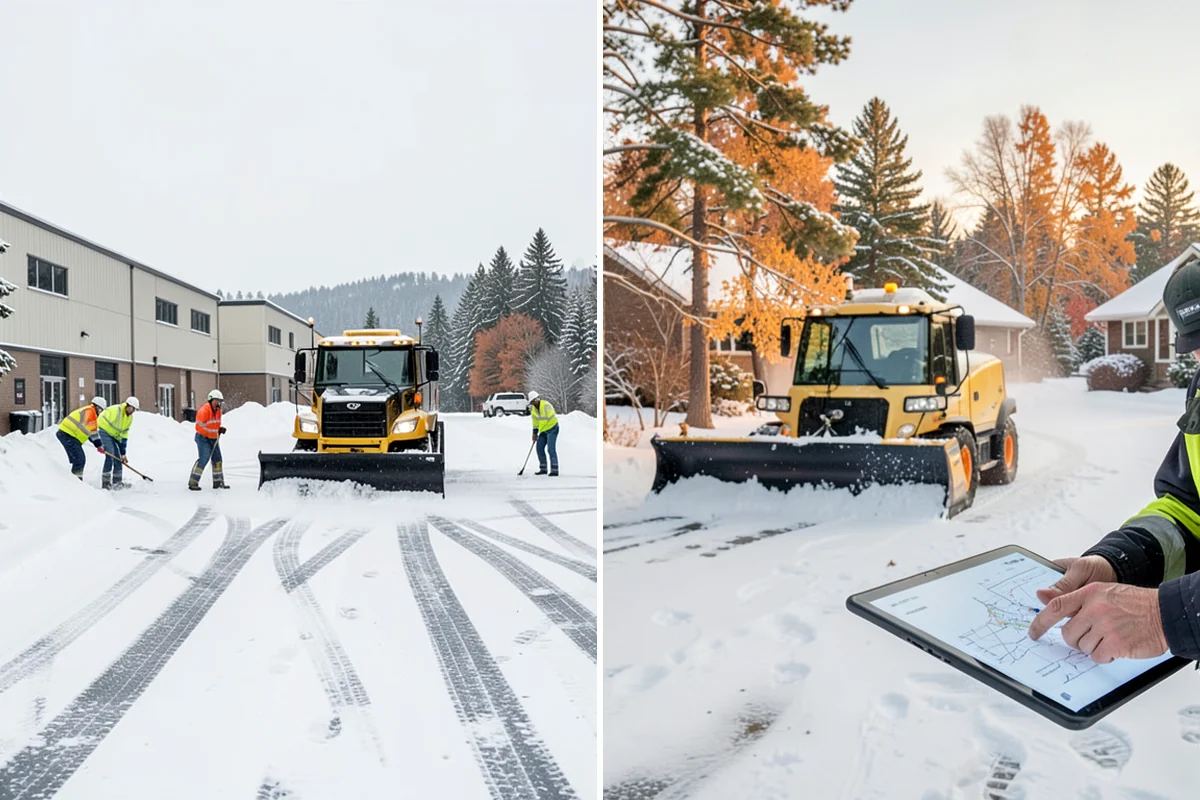 Fitness Center Deicing in Seattle, King County, WA - Map the entrance approach and parking walkways
