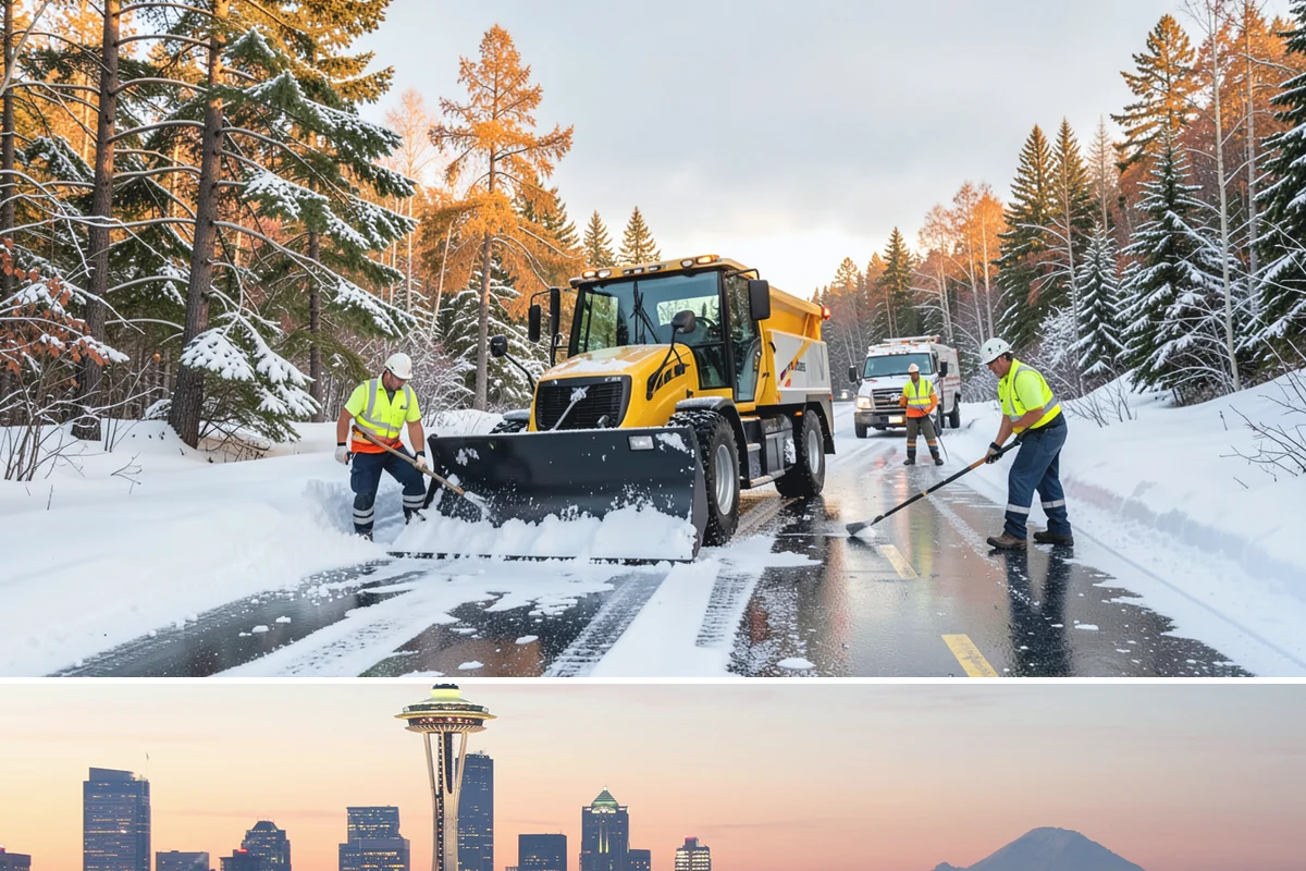 Fitness Center Deicing in Seattle, King County, WA - Deicing runs the winter season, with pre-dawn readiness during freezing-rain events that catch early members off guard.