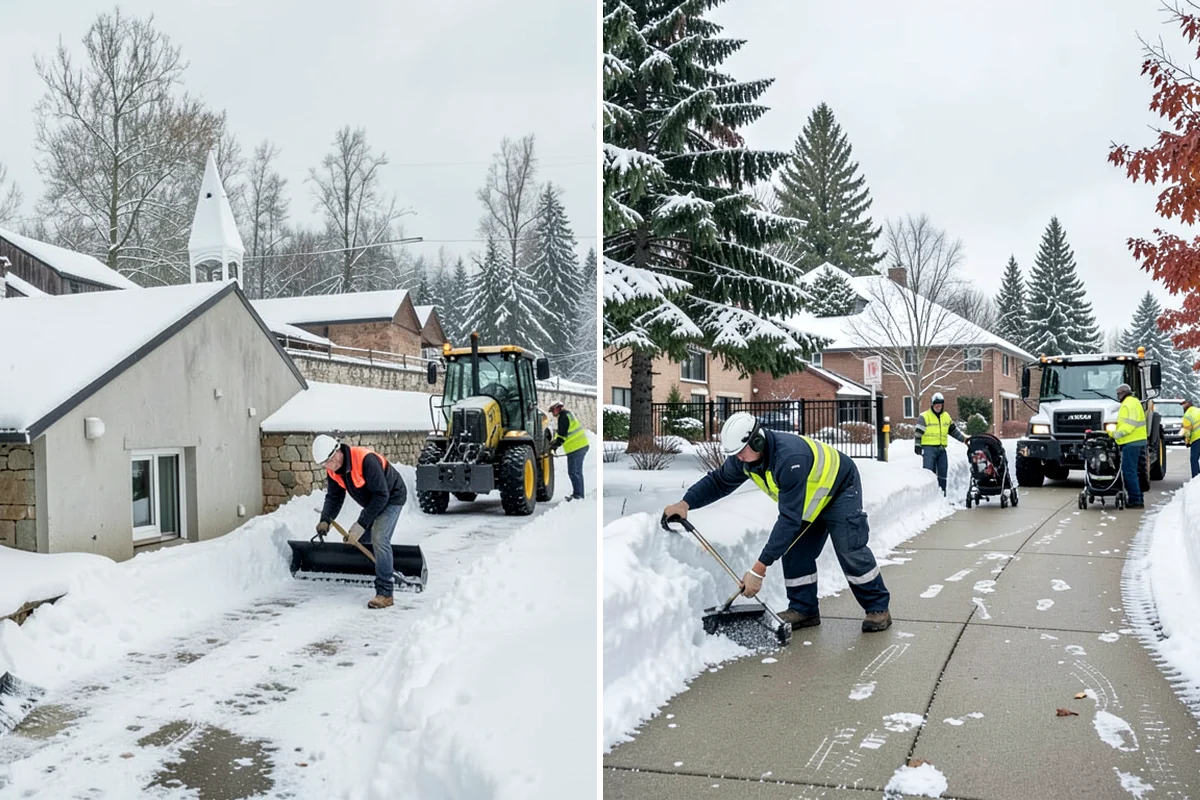 Fitness Center Deicing in Sedro-Woolley, Skagit County, WA - Map the entrance approach and parking walkways