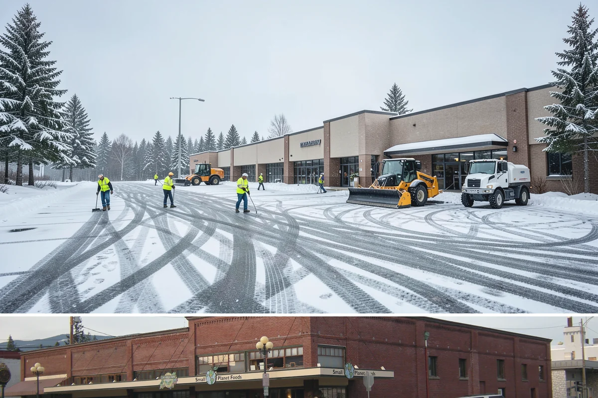 Fitness Center Deicing in Sedro-Woolley, Skagit County, WA - Deicing runs the winter season, with pre-dawn readiness during freezing-rain events that catch early members off guard.